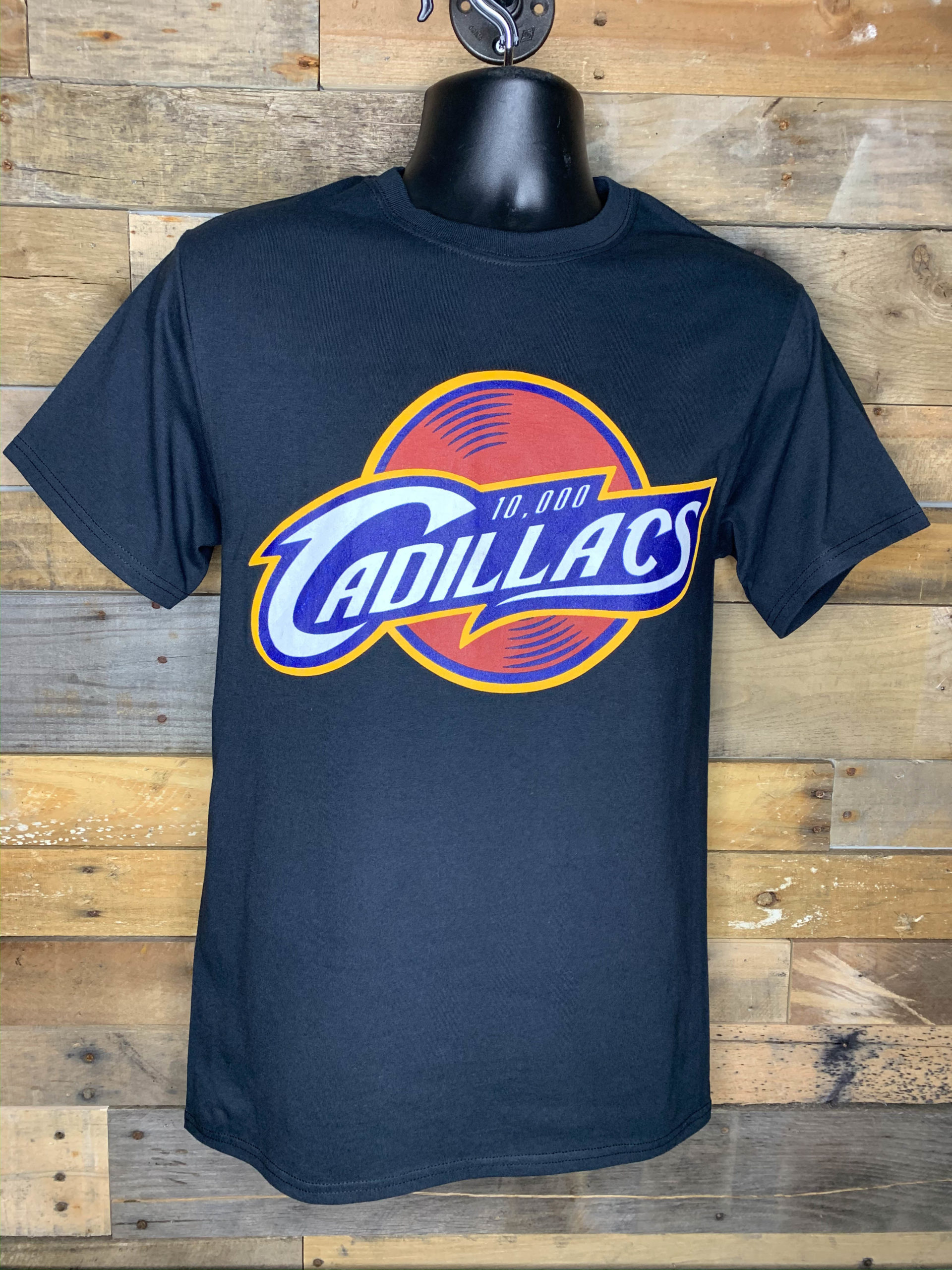 10,000 Cadillacs basketball logo T-shirt- black | Mushroomhead Official ...