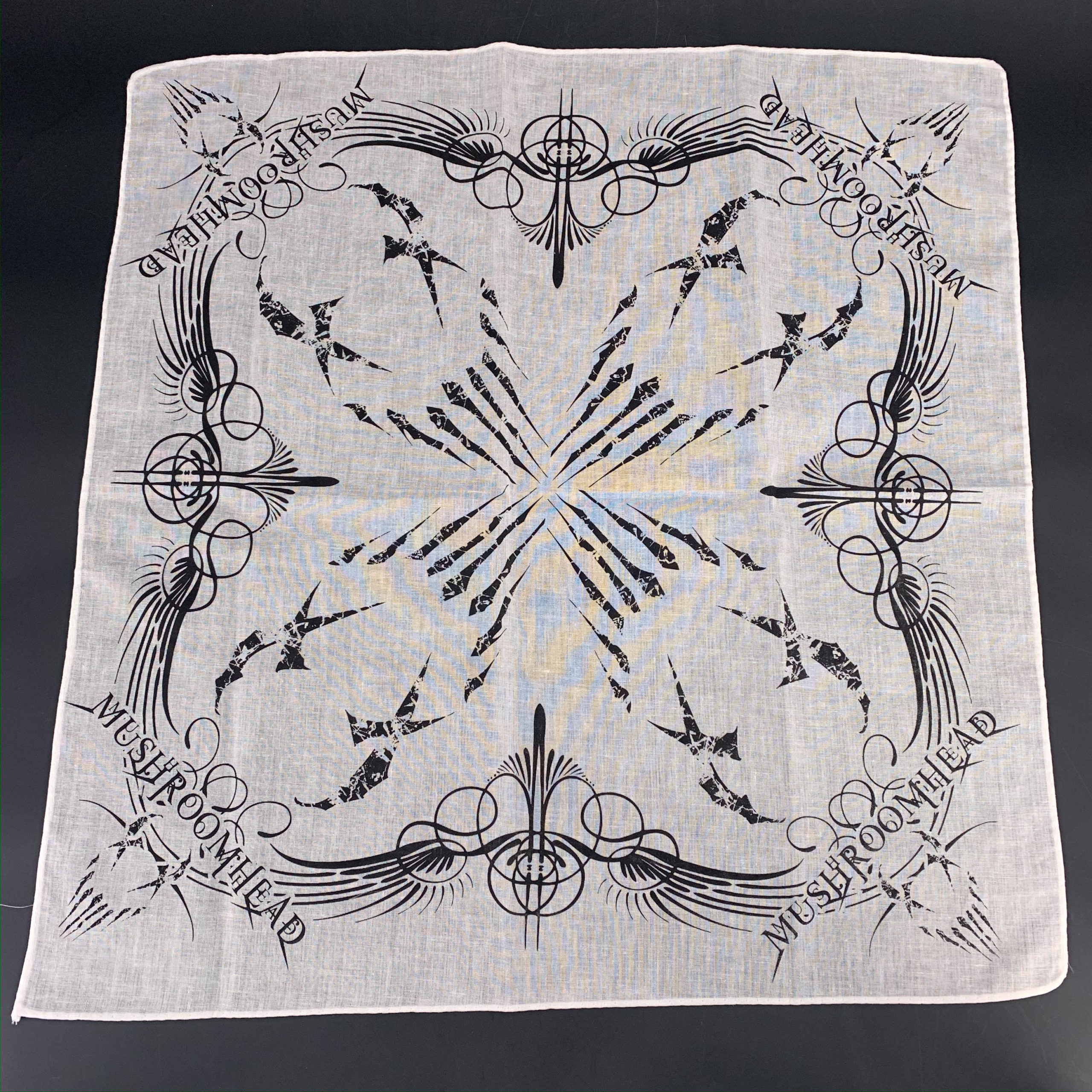X-face collage bandana- White/black | Mushroomhead Official Merchandise