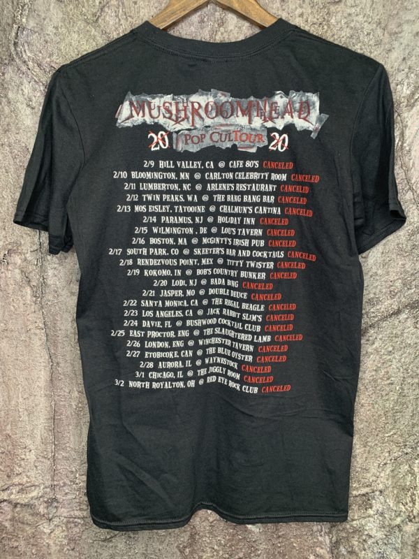 Pop Cultour 2020 Tour Shirt- Black | Mushroomhead Official Merchandise
