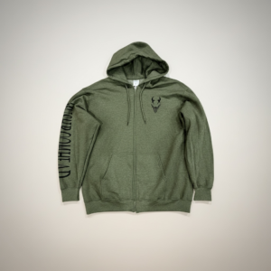 War Machine Hoodies- OD Green/Black