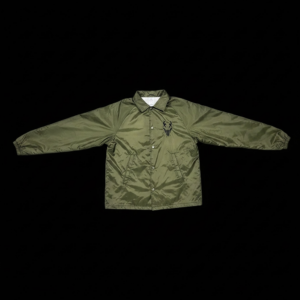 Embroidered Windbreaker- OD Green on OD Green