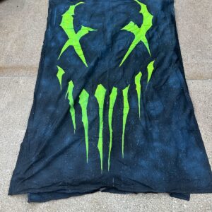Blue/UV Green Stage Used Skrim Banner