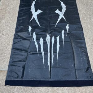 X-face side stage scrim banner- acoustic material